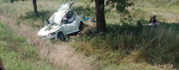 На трассе Спасское-Вилково легковушка влетела в дерево: есть пострадавшие